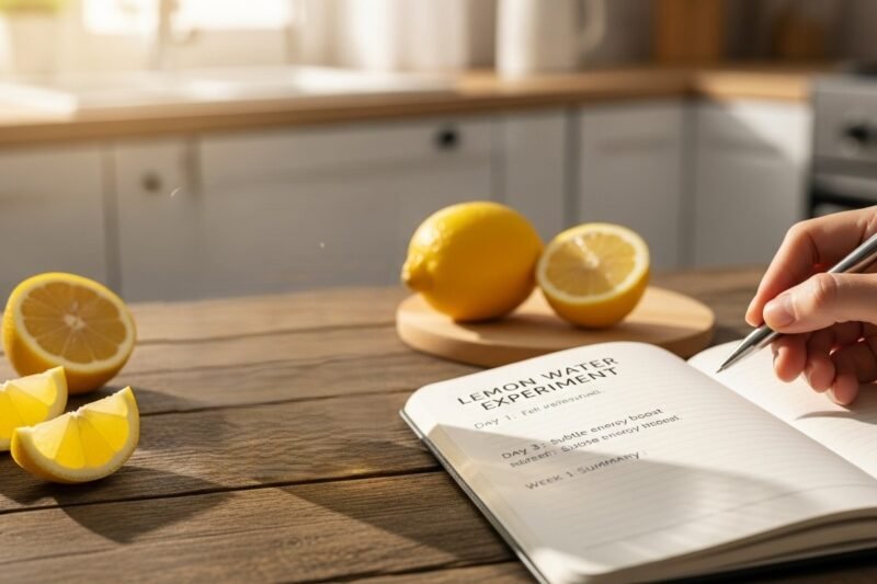 I drank lemon water every day for a week—here’s what happened